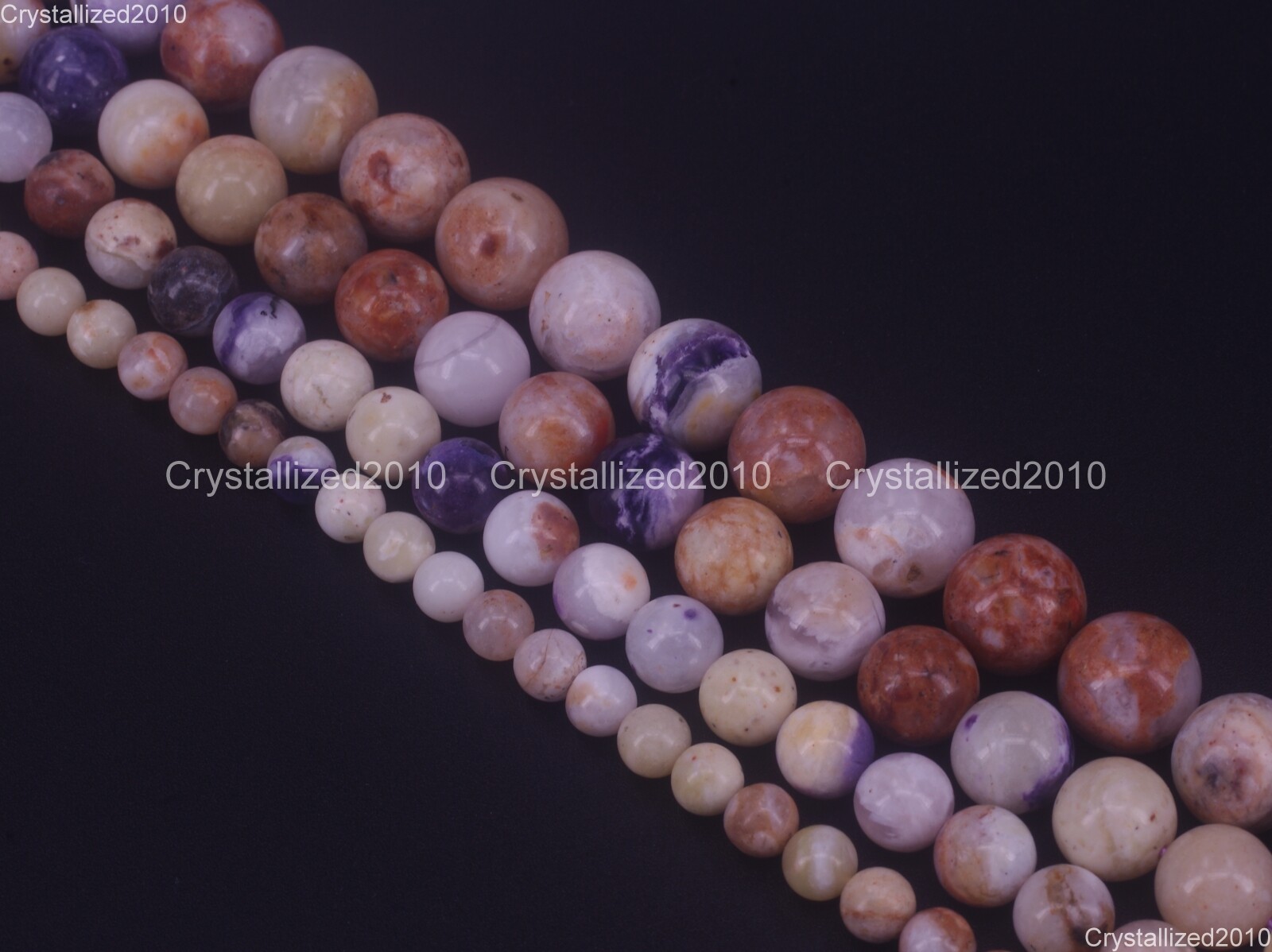 Natural Morado Purple Opal Gemstone Round Loose Spacer Beads 6mm 8mm 10mm 15.5"