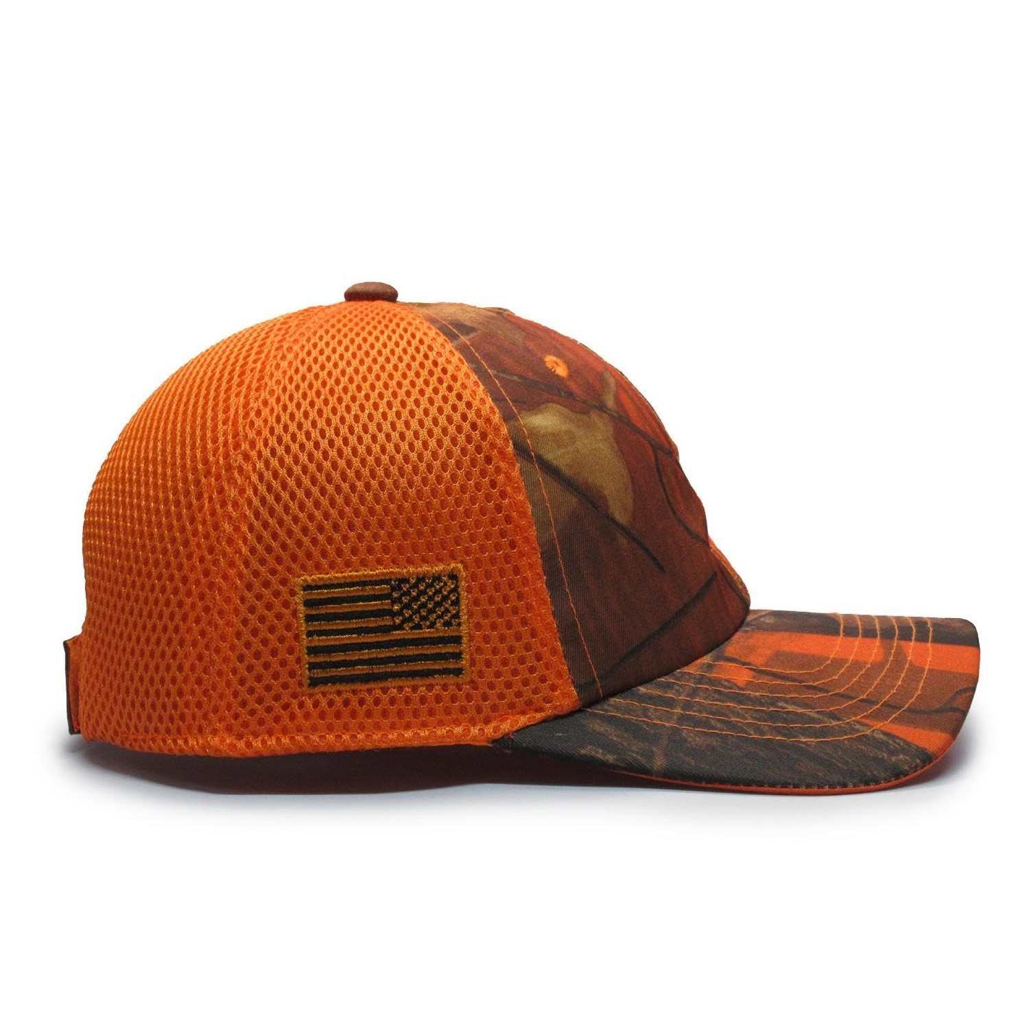 Plain Hunter Hat Orange Blaze Hunting Micro Mesh Tactical Operator Cap