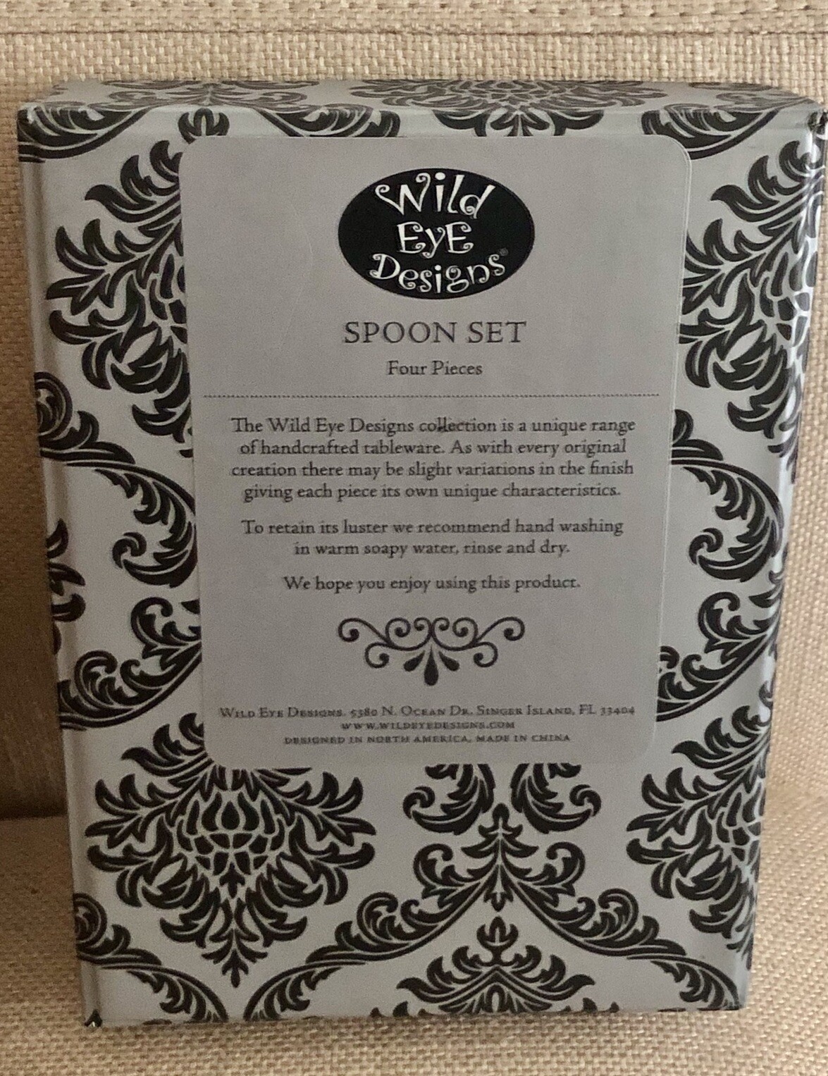 Wild Eye Design Wire & Pearl Appetizer Spoon & Forks - 2 BOXES LOT NEW