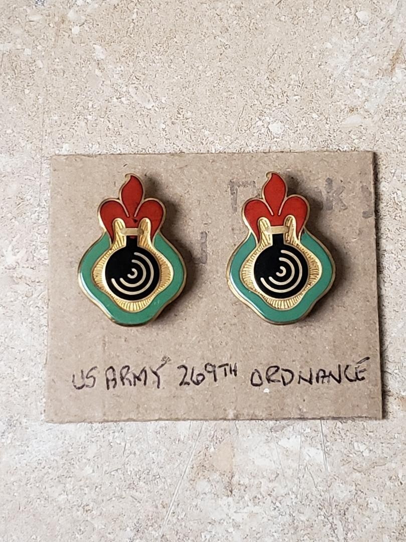 269th Ordnance Battalion DUI Crest (Pair)
