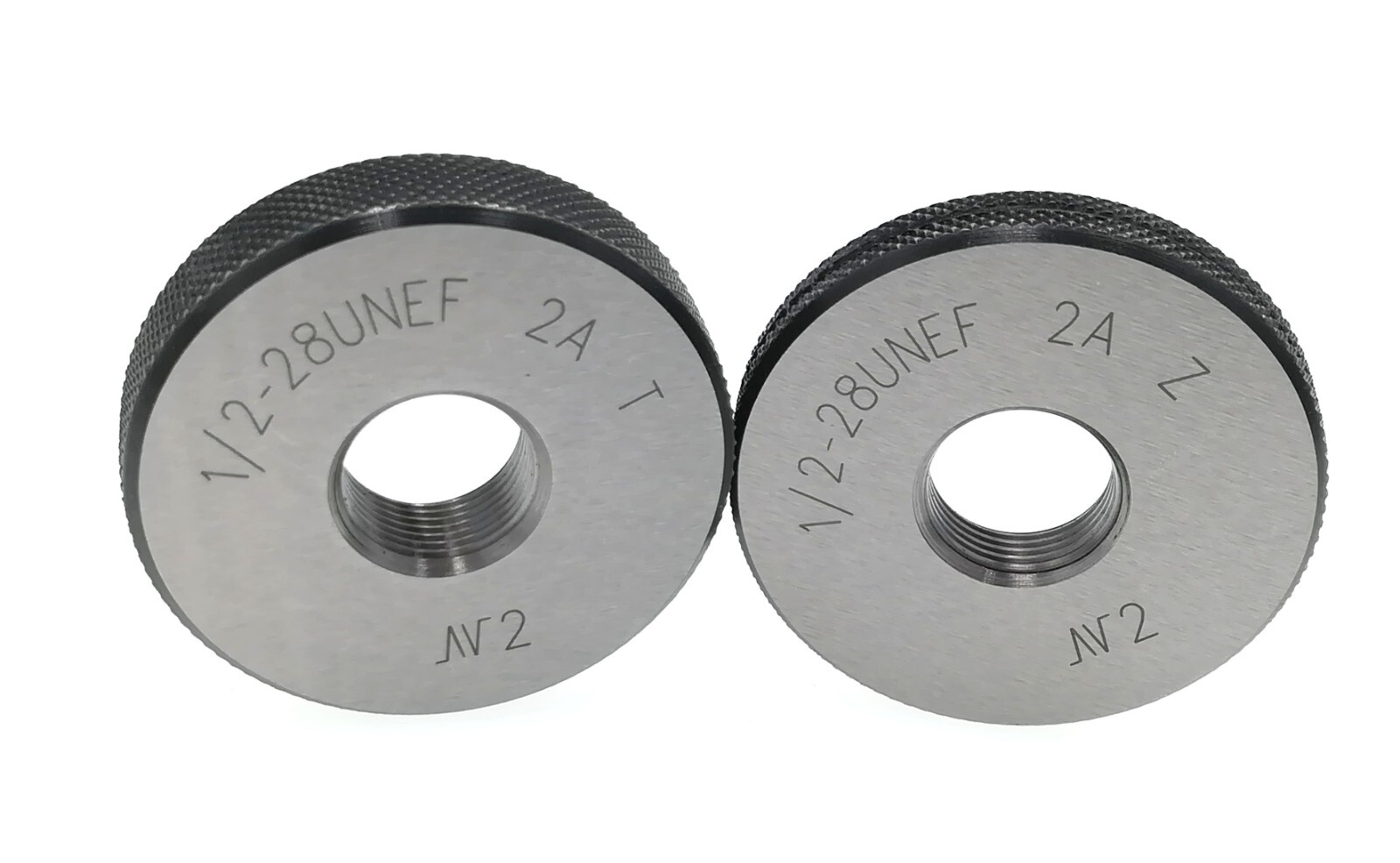 Thread Ring Gages 1/2-28 UNEF 2A Go NoGo Gage Gauge check inspect Threads 1/2 28