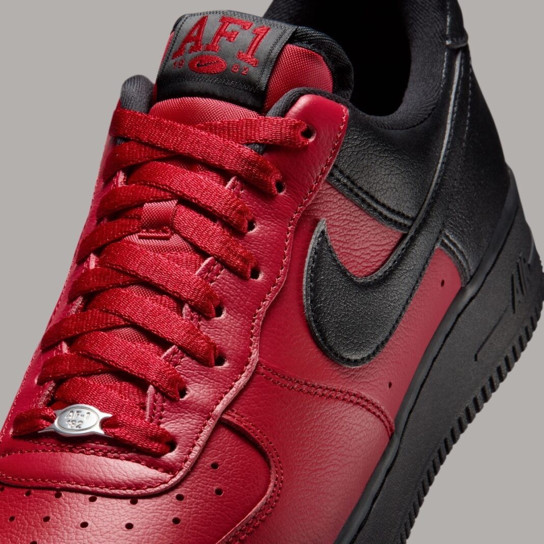 Nike Air Force 1 '07 LV8 Shoes Red Black White IB6847-600 Mens Size's NEW
