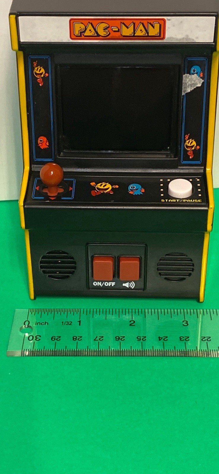 Basic Fun Pac-Man Handheld Mini Arcade Game Bandai Namco Pacman Tested Working