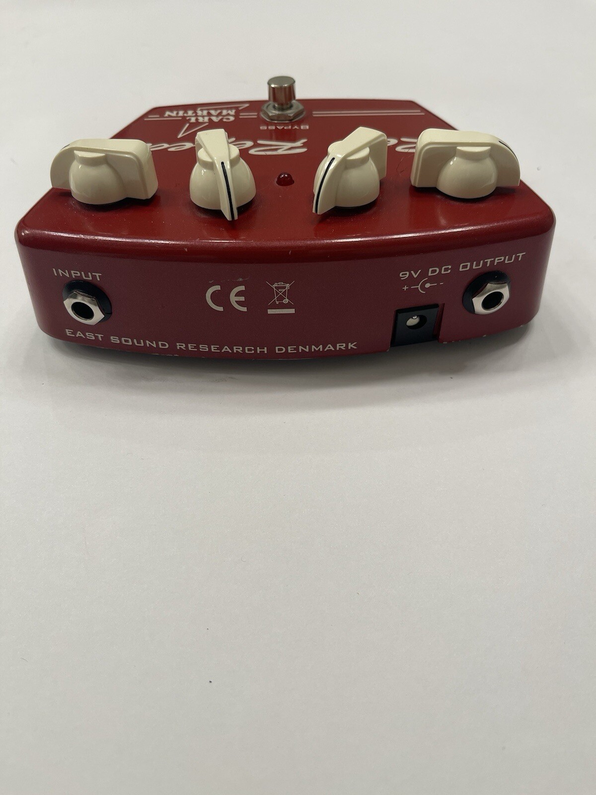Carl Martin Red Repeat Digital Delay Echo Vintage Series Guitar Effect Pedal