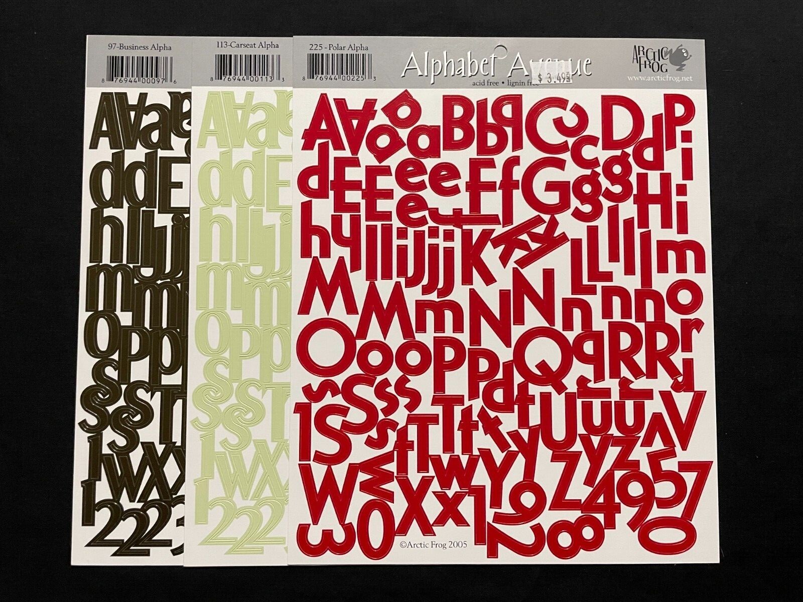 ARCTIC FROG ALPHABET AVENUE - ASSORTED COLORS AND STYLES