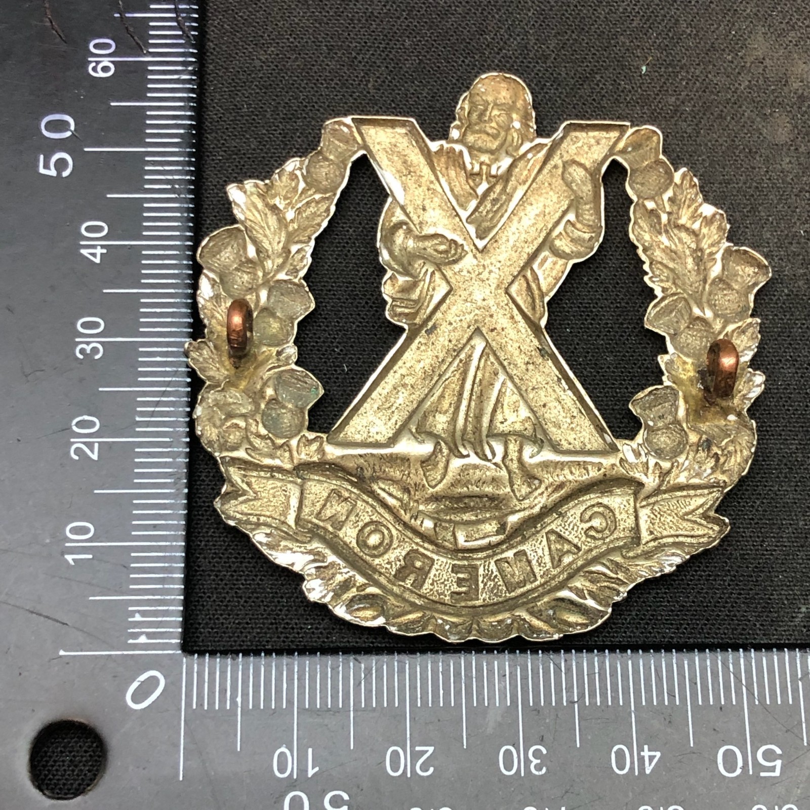 Queen's Own Cameron Highlanders - Original British Army Cap Badge