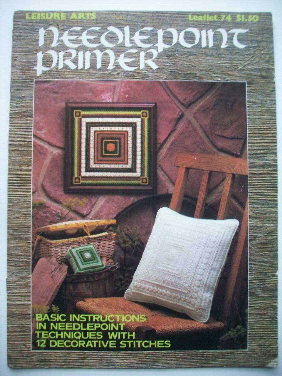 Needlepoint Primer Basic instructions 12 stitches shown