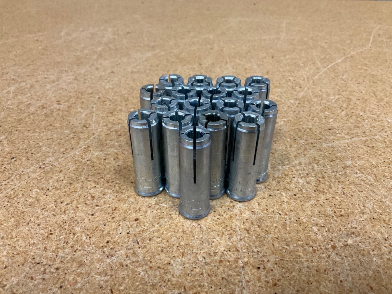 Lot of 17 Hilti 2062739 HDI-L 3/8 Flush Drop-In Anchor