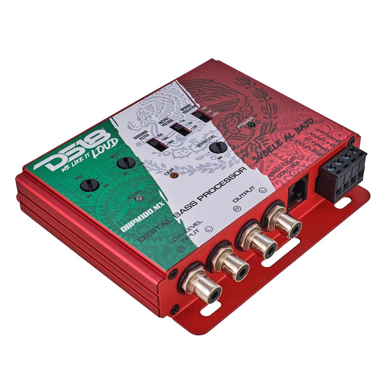 DS18 DBPM100 Digital Bass Processor, 2 Channel Preamp Input/Output, Mexico Style