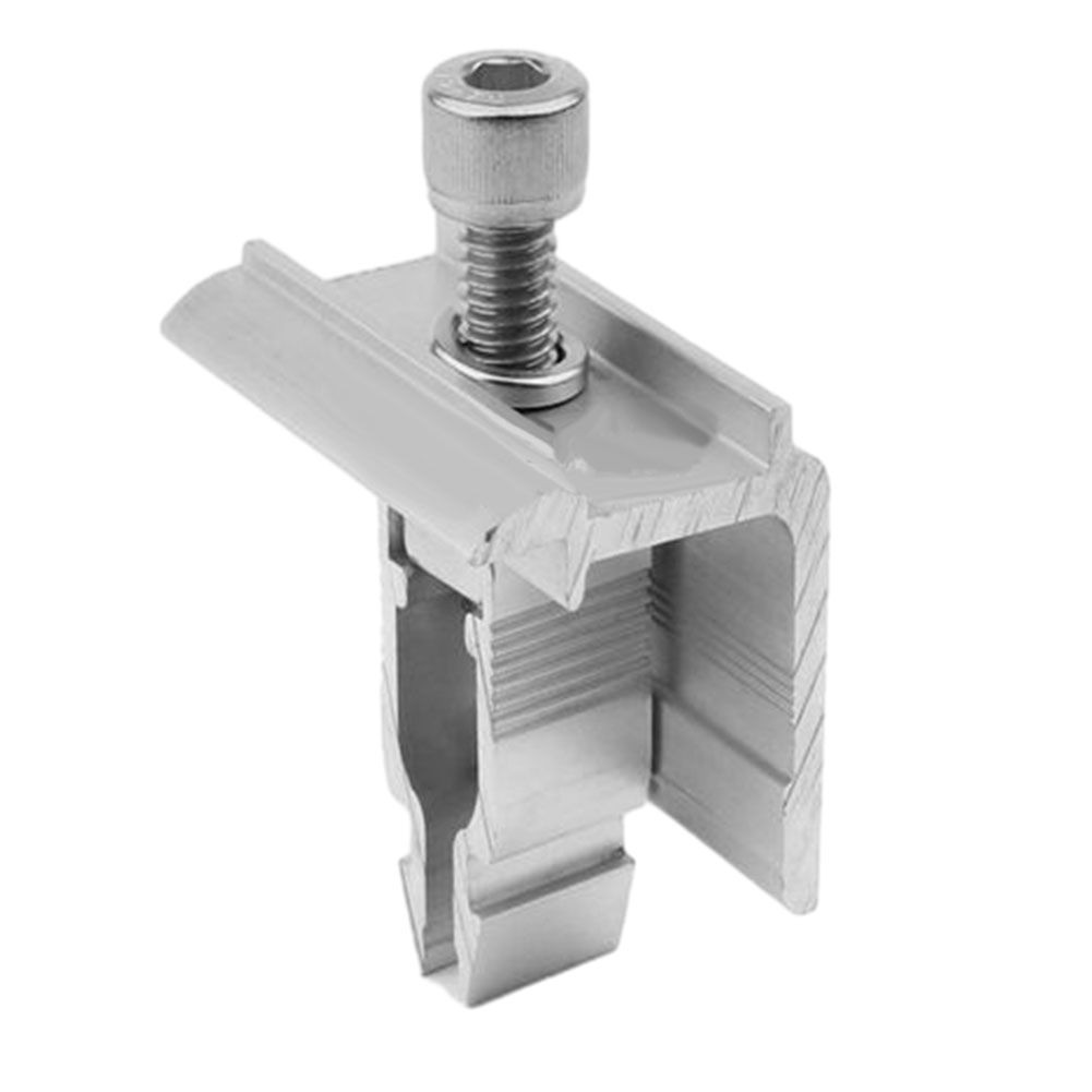Lightweight Solar Panel End Clamp for RVs Compatible with 30 to 50mm Frames