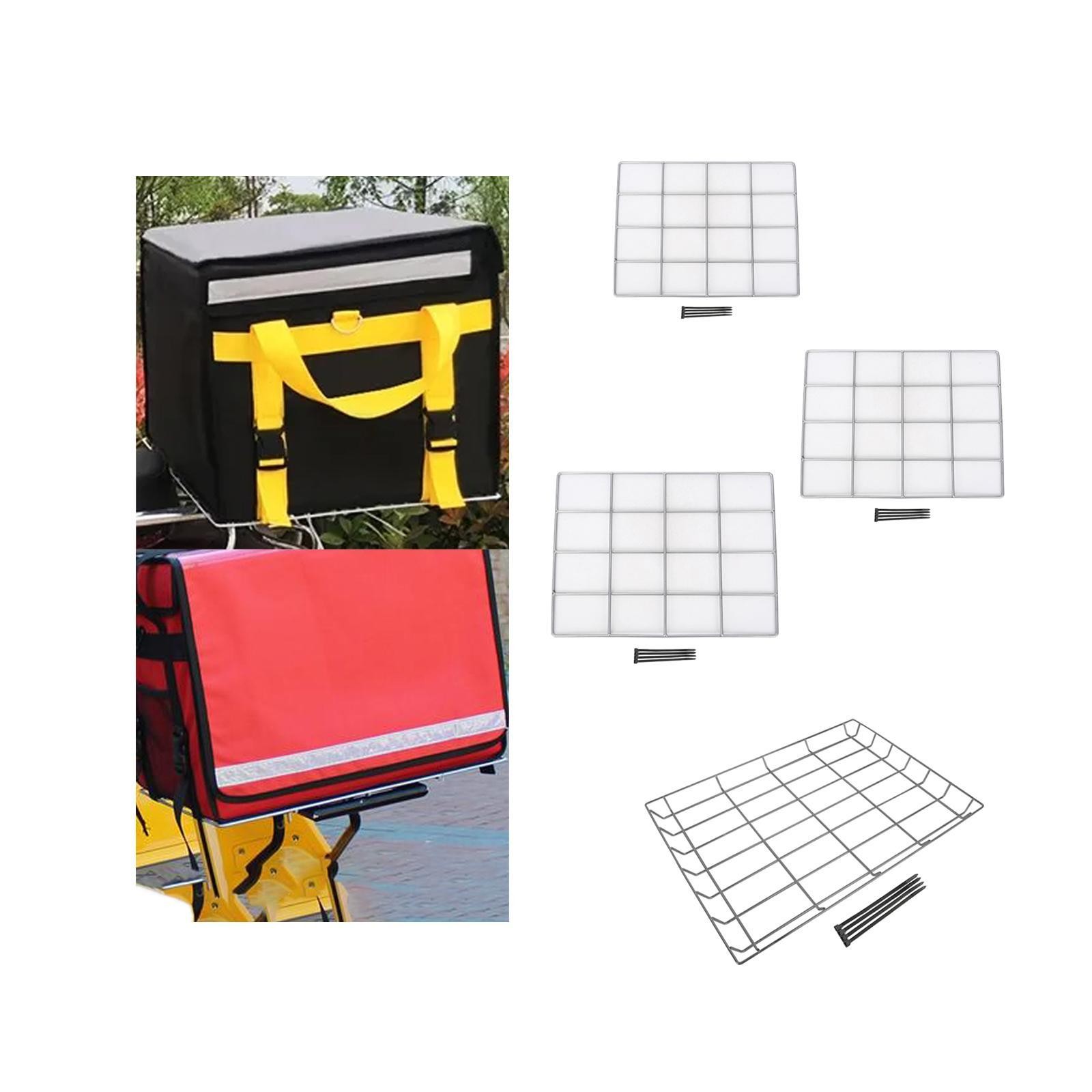 Electric Bicycle Delivery Box Rack Grocery Boxes Carrier Large Capacity Bicycle
