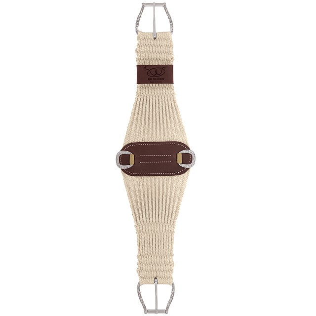 54WL 36" Weaver 100% Mohair 27 Strand Roper Girth Cinch With Jeremiah Watt