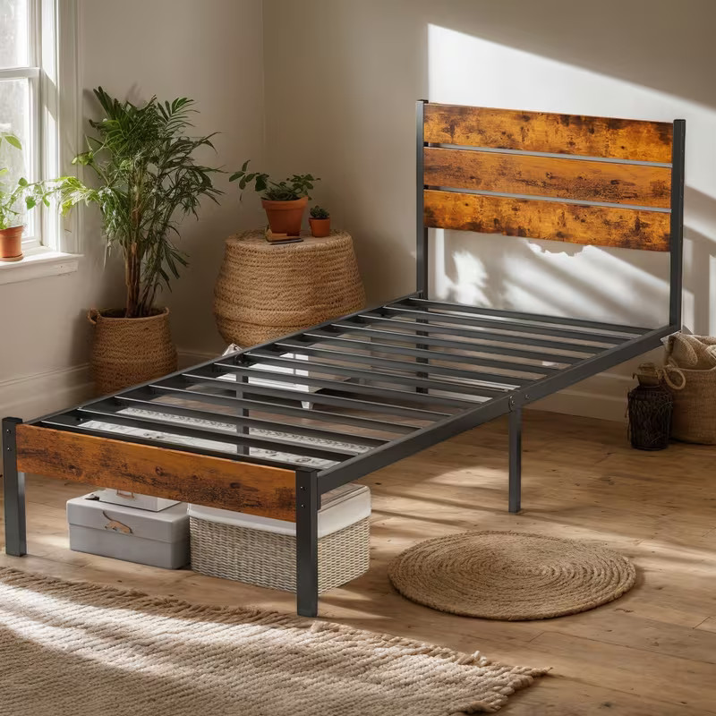 Metal bed frame