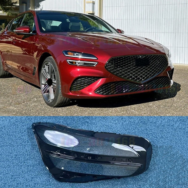 Right Side Front Headlamp Lights Lens Cover Shell For Genesis G70 2022-2026