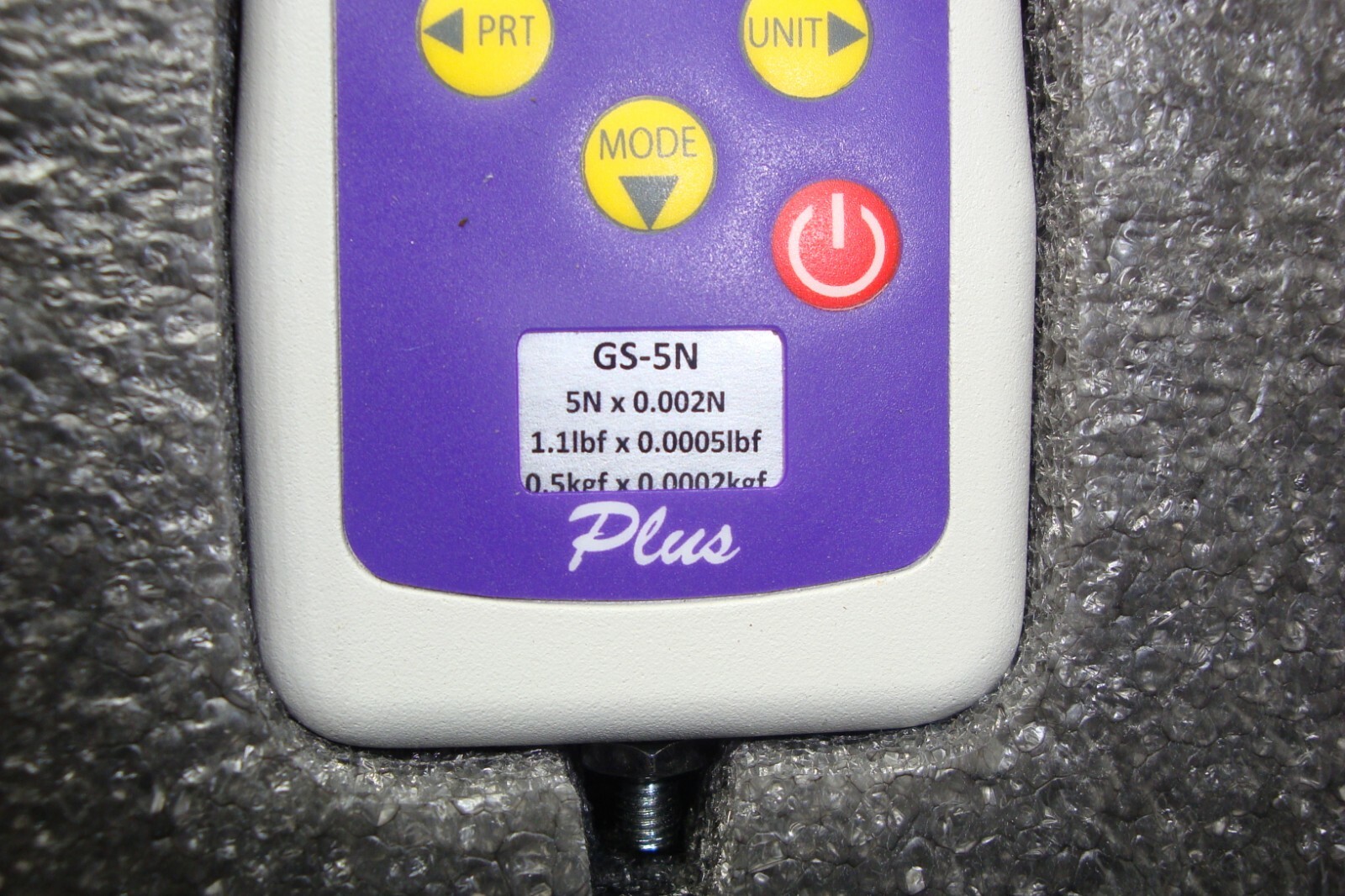 Dillon GS Plus,GS-5 Digital Force Gauge 5Nx0.002N/0.5x0.0002kg/1.1x0.0005lb,NEW