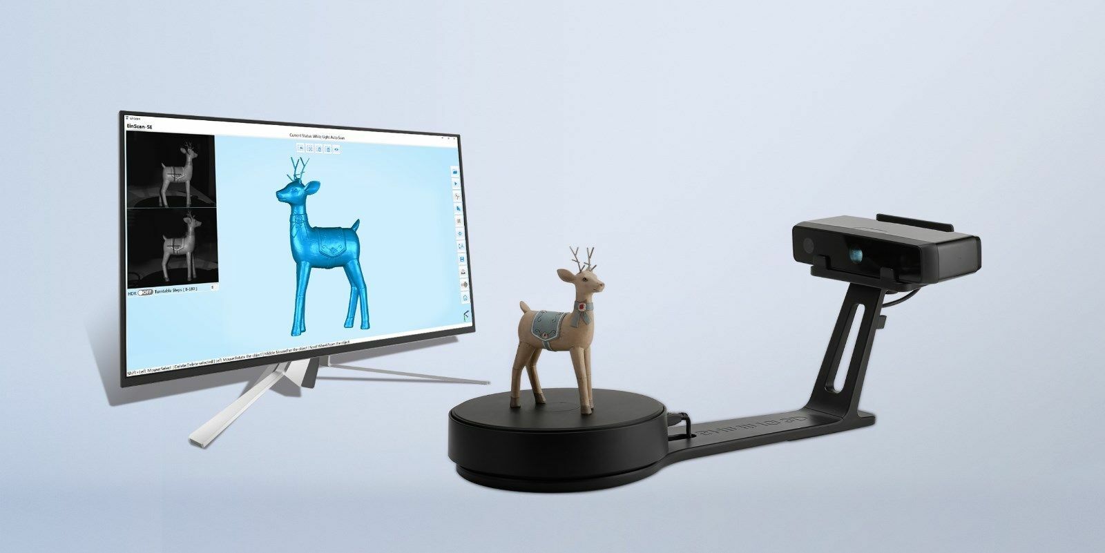 Shining 3D EinScan-SE "V2" 3D Scanner inc Turntable