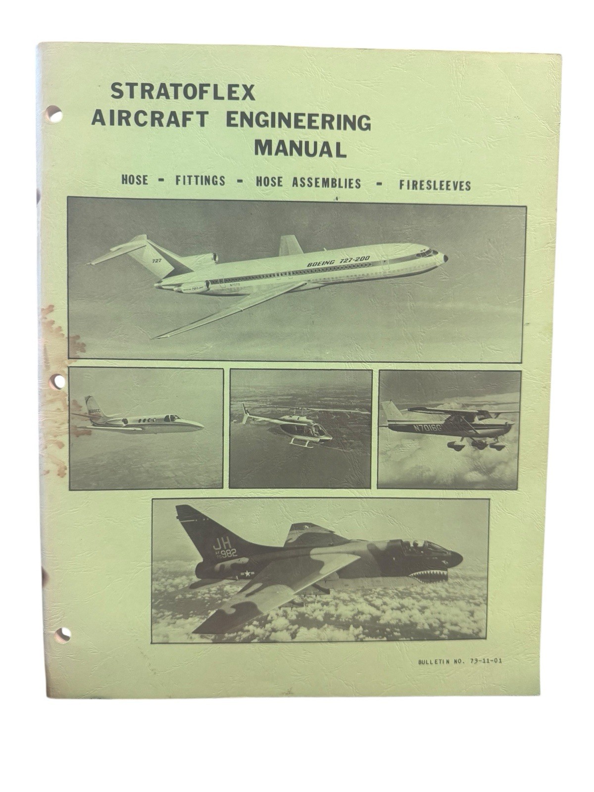 Stratoflex Aircraft Engineering Manual Hose Fittings Firesleeves Catalog