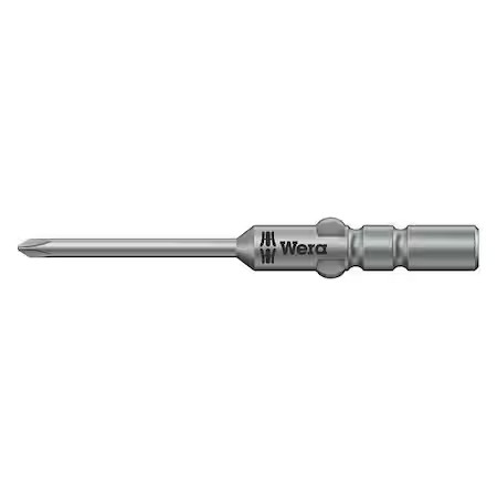 Wera 05135281001 Powerbit, L:2 3/8", Bitsize:Ph 00X60x1.8