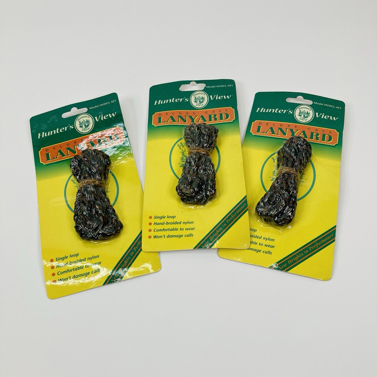 Hunter's View Deluxe Call Lanyard Single Loop Hand Braided Nylon HVDCL-451