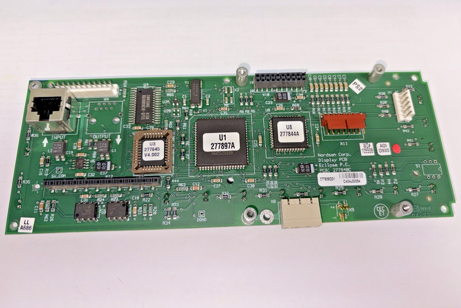 Nordson 277840C Eclipse PC Display Board