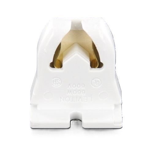 Leviton Fluorescent Shunted Lamp Holder Light Socket T8 Medium Bi-Pin G13 23651