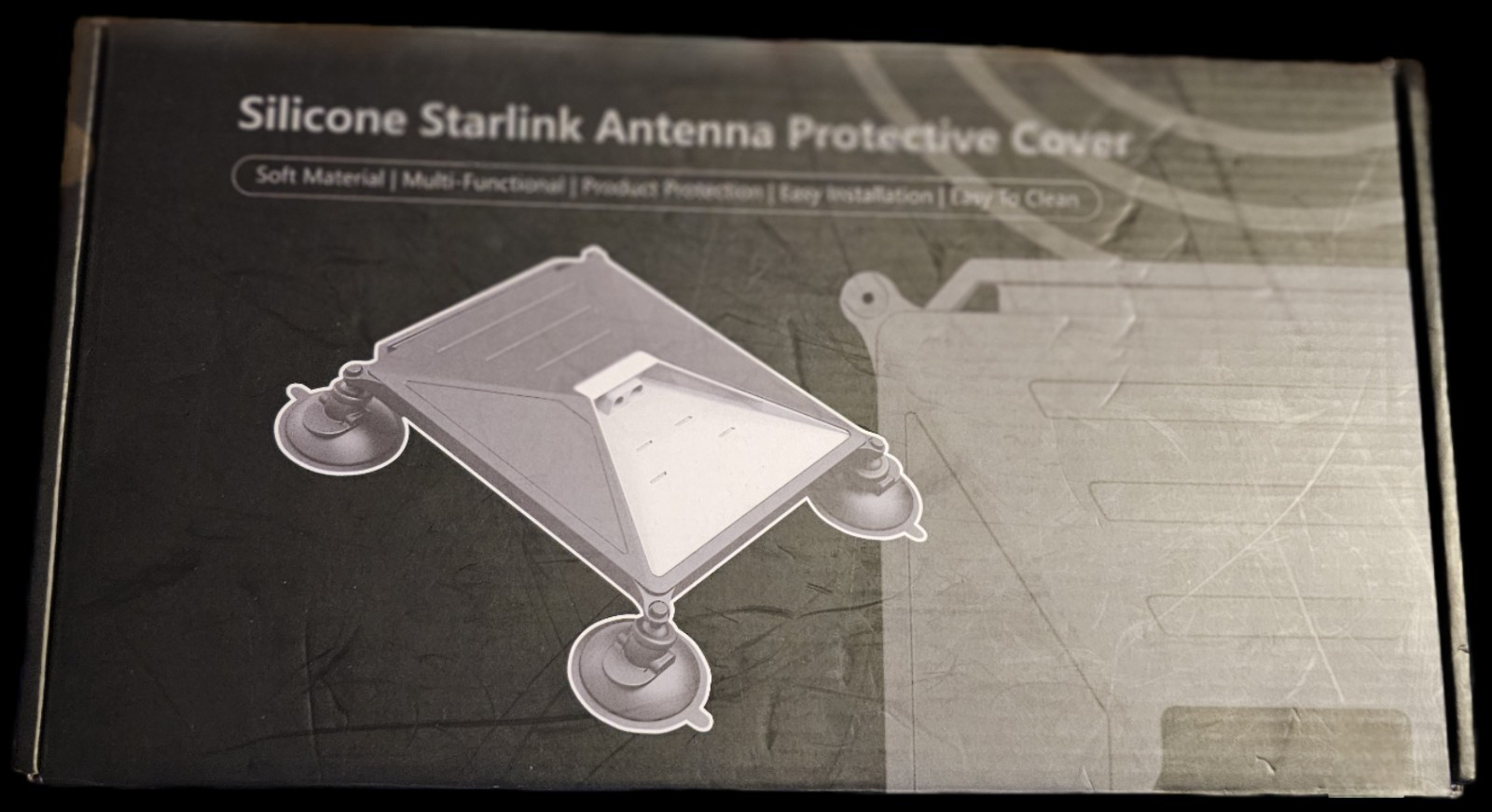 Starlink Mini Suction Cup Mount Cover Mini Sunroof Cover, Waterproof, Grey