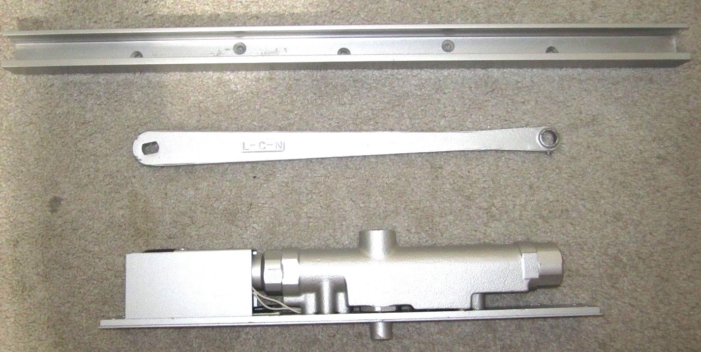 NEW - Sentronic LCN 3334ME Alum 120V Door Closer Right Hand or Left Hand
