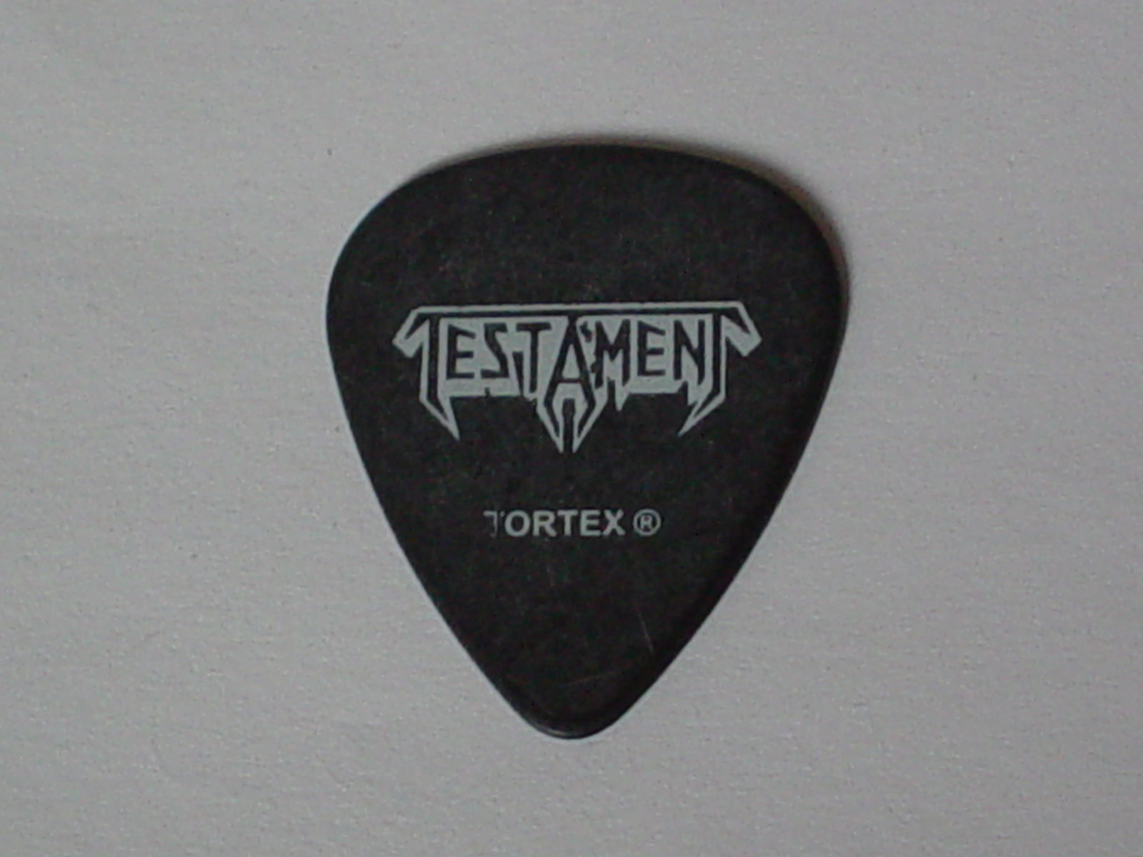 TESTAMENT Logo & Eric Peterson Signature Concert Tour GUITAR PICK Metal thrash
