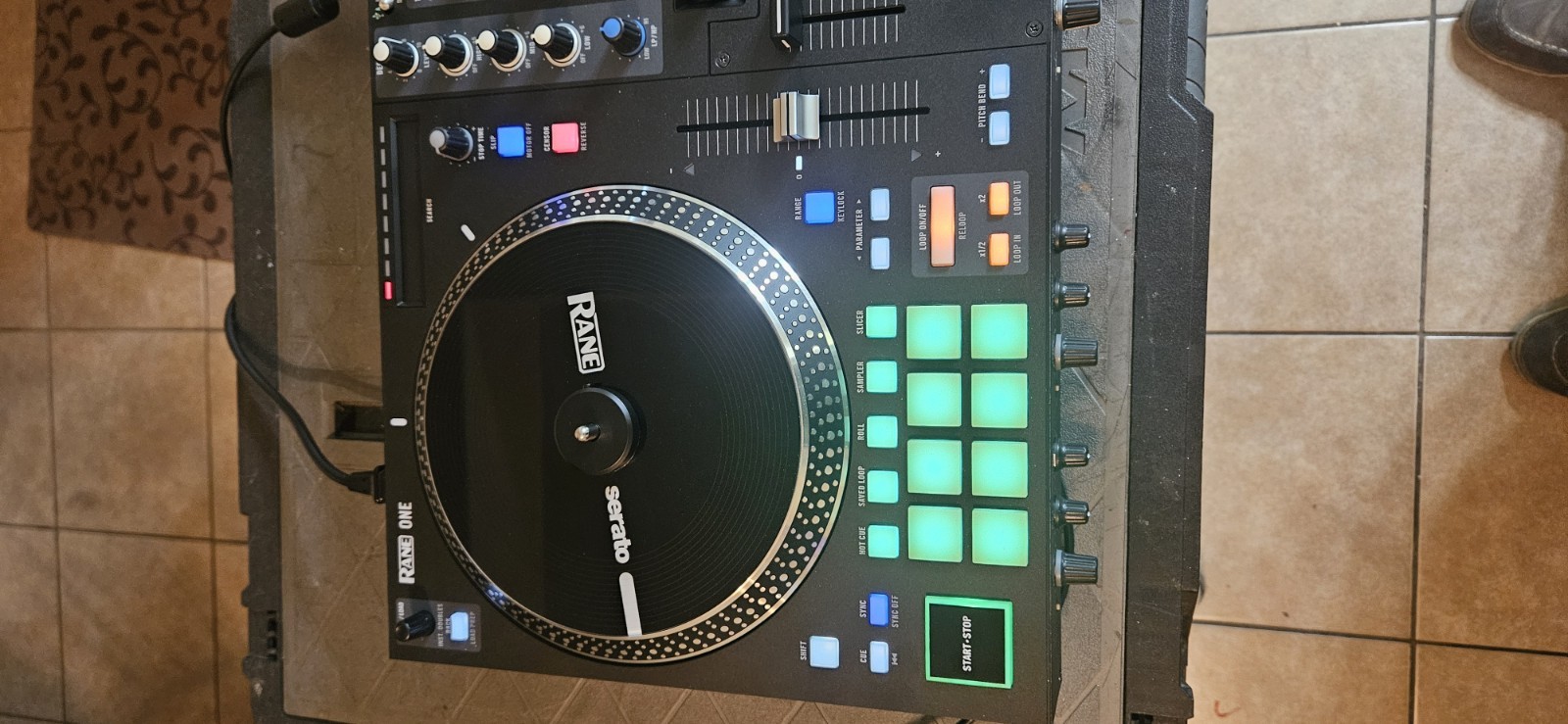 Rane ONE Double Deck DJ Controller, Motorized Platters, Serato, Tabletop