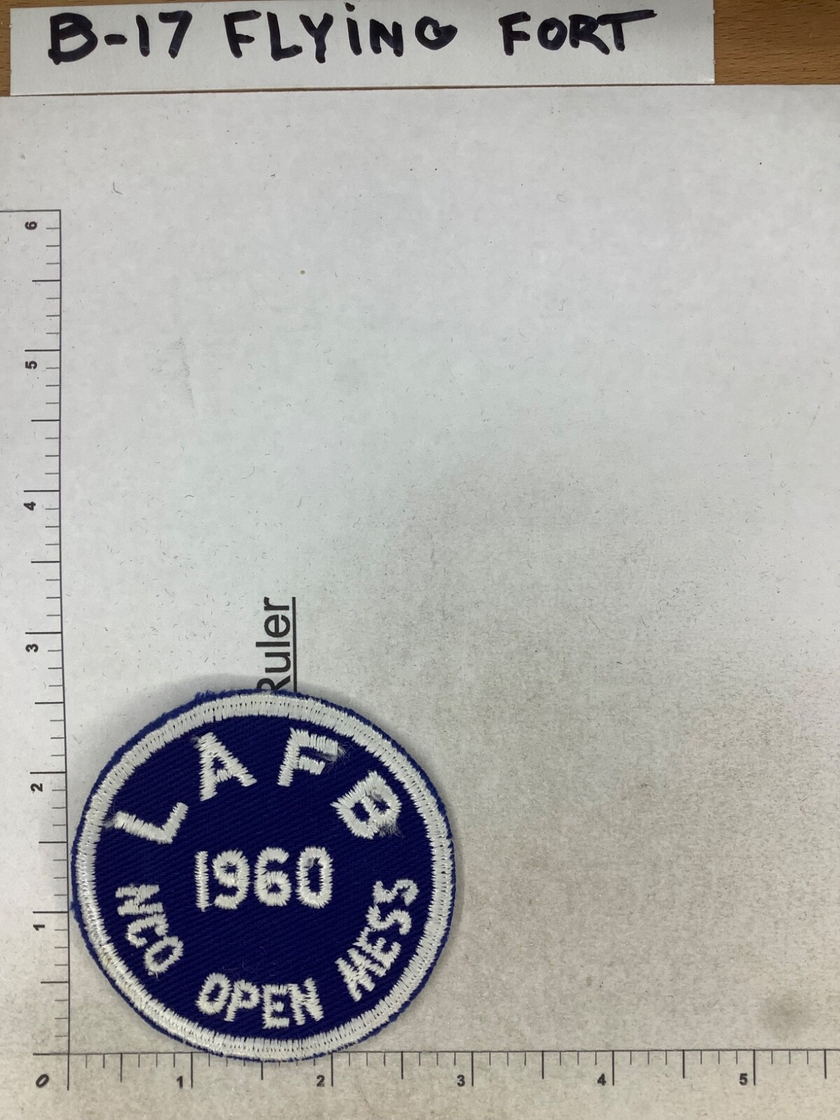 VINTAGE USAF LAFB NCO OPEN MESS 1960 PATCH