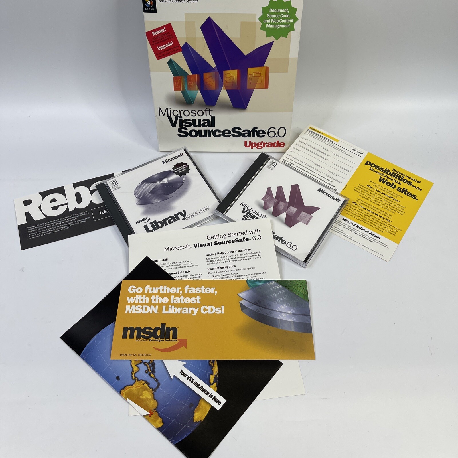 MICROSOFT VISUAL SOURCE SAFE 6.0 UPGRADE VERSION CONTROL SYSTEM