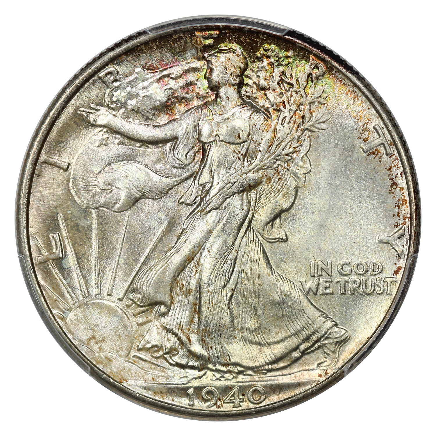 1940 50C PCGS/CAC MS67 - Walking Liberty Half Dollar
