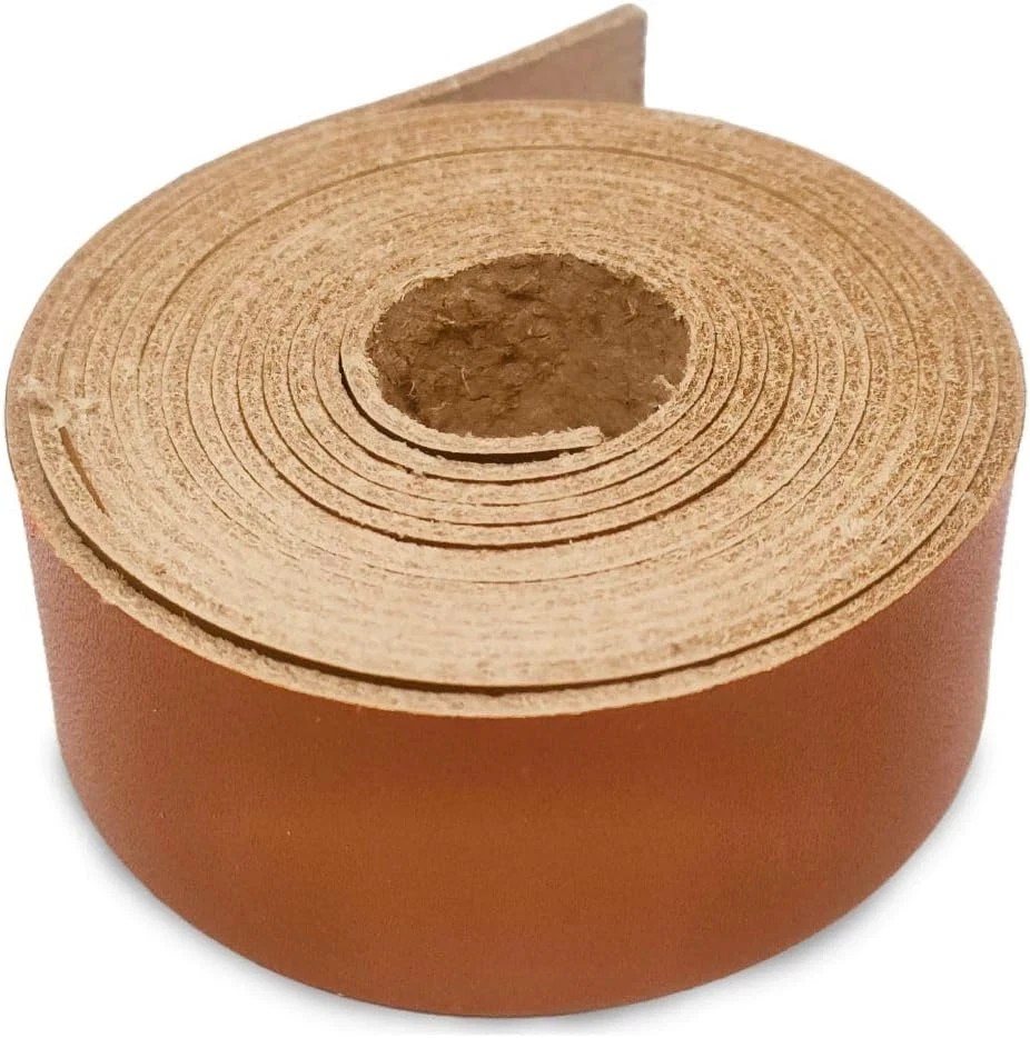 Leather Strap | 100% Real Cowhide | 1.5-2Mm Thick | 72 Inches Long | Full Grain
