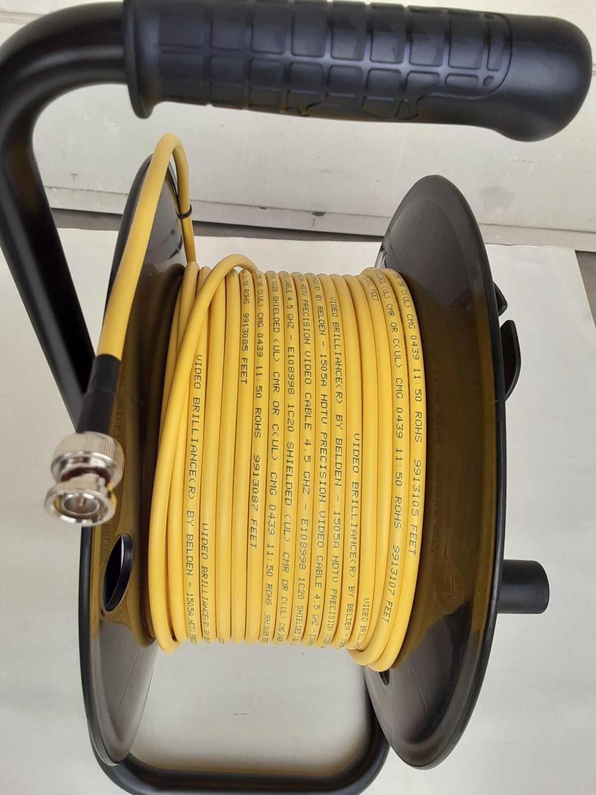 US MADE HD SDI Video Belden 1505A RG-59 Cable BNC Male to BNC Male 200ft
