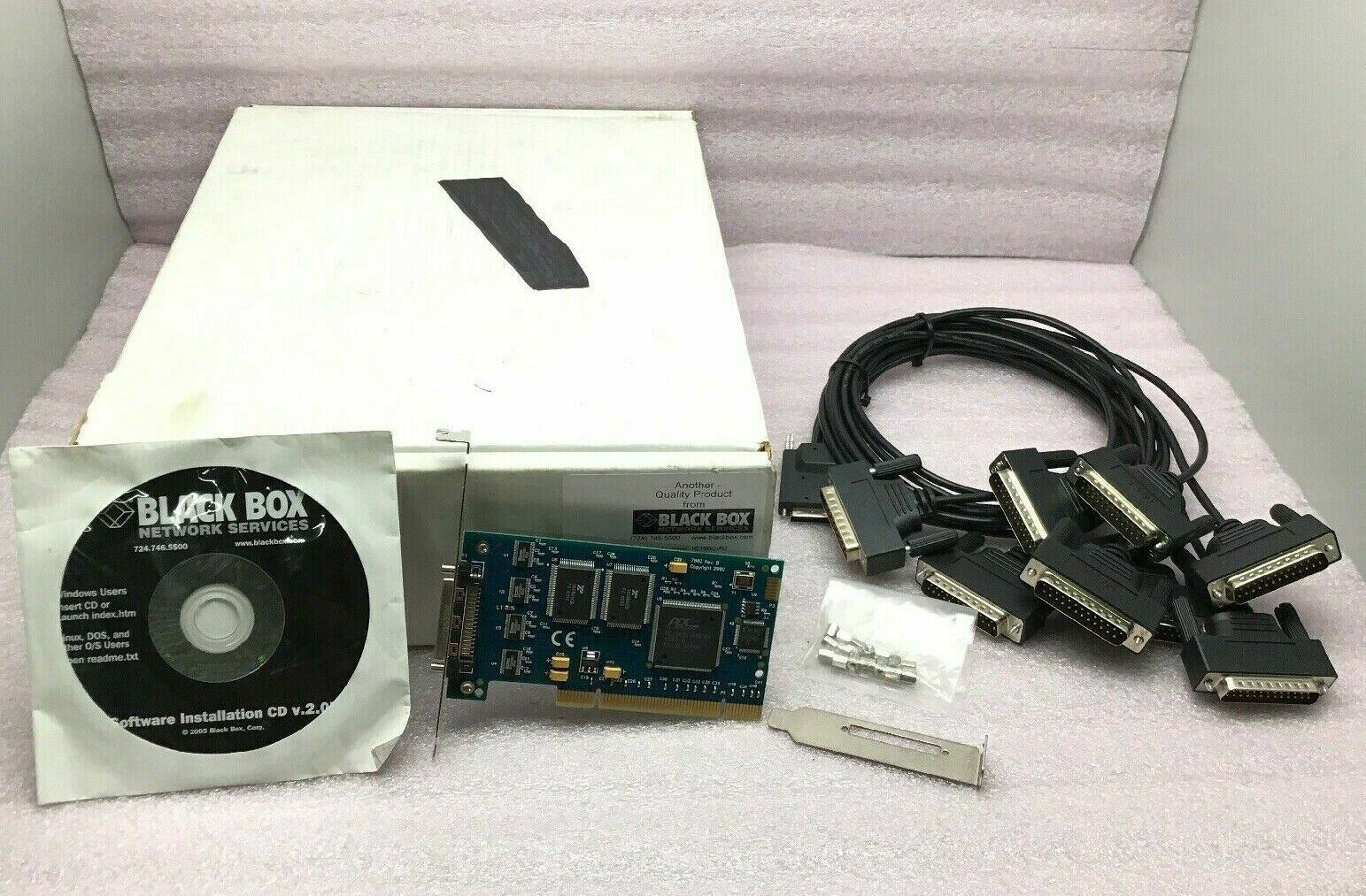 NEW BLACK BOX IC190C-R2 PCI CARD 8-PORT LOW PROFILE