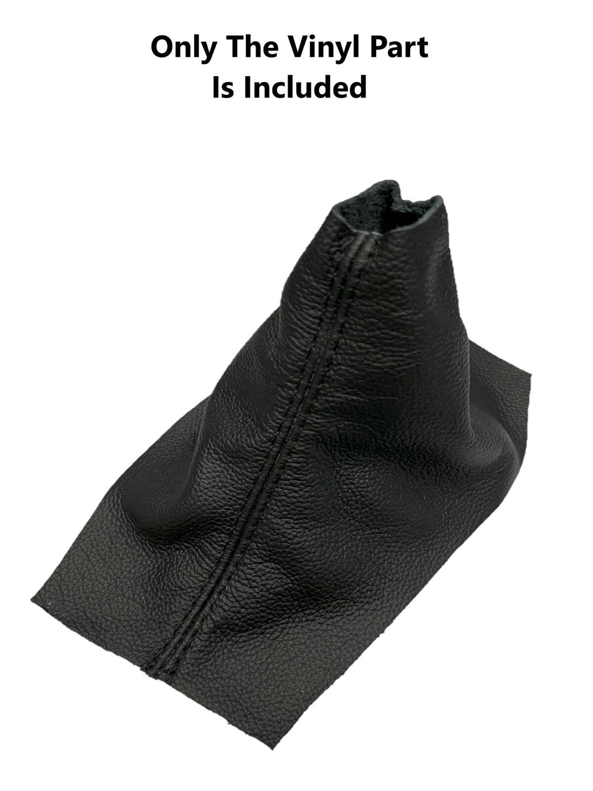 For 2013 2014 FORD MUSTANG GT Vinyl Shift Boot Cover In Black Stitch