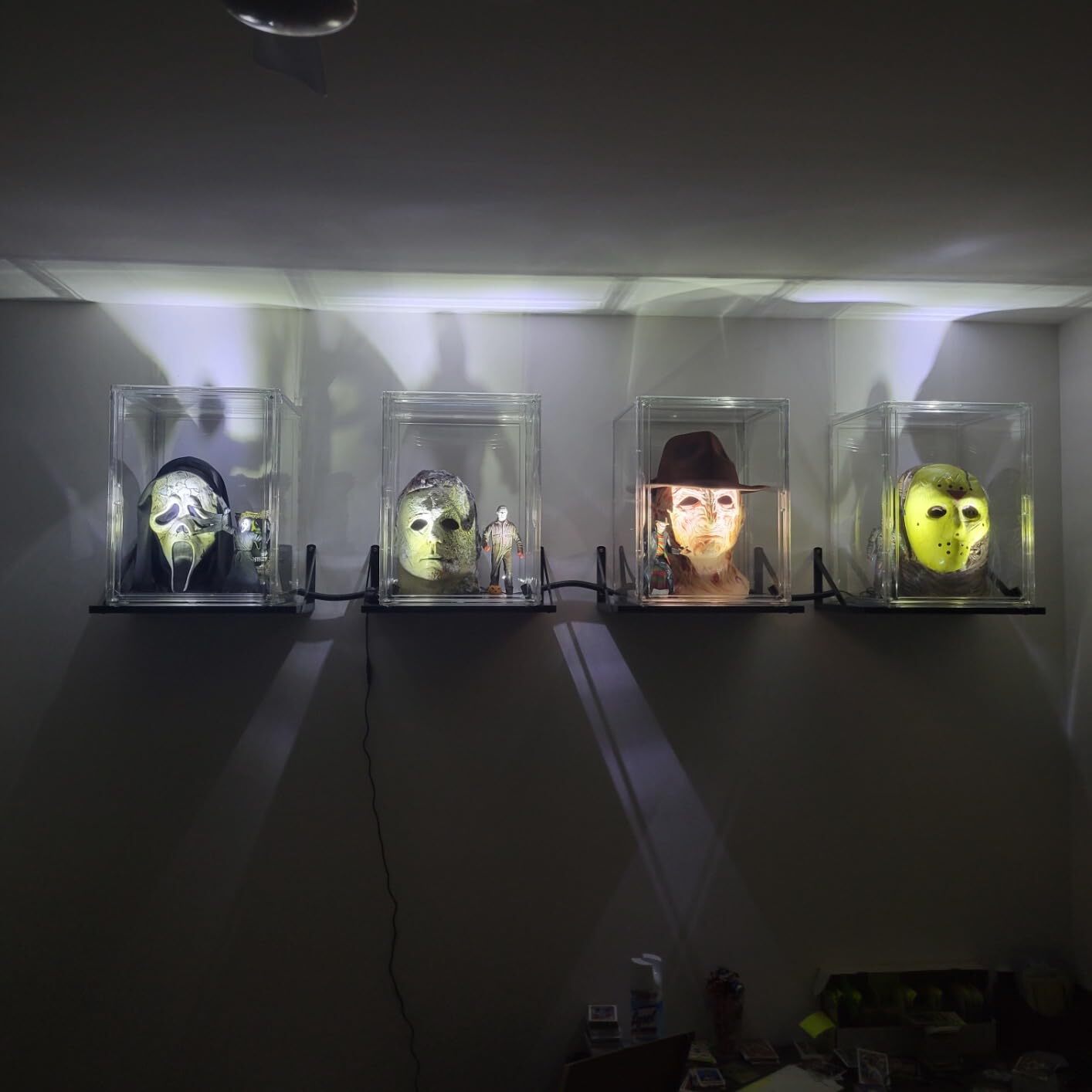 8Pack Dimmable 360° Angle LED Mini Spotlight Jewelry Display Cabinet Light 6400k