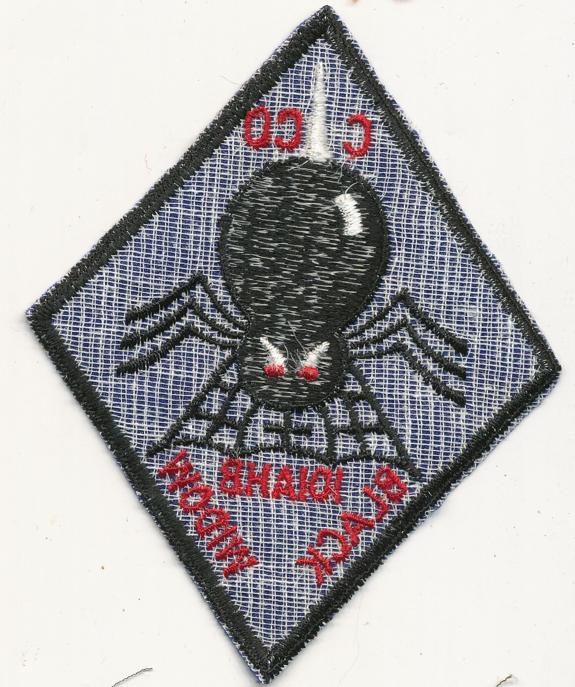 US Army Aviation patch C Co 101st Attack Helicopter Battalion twill Black Widow