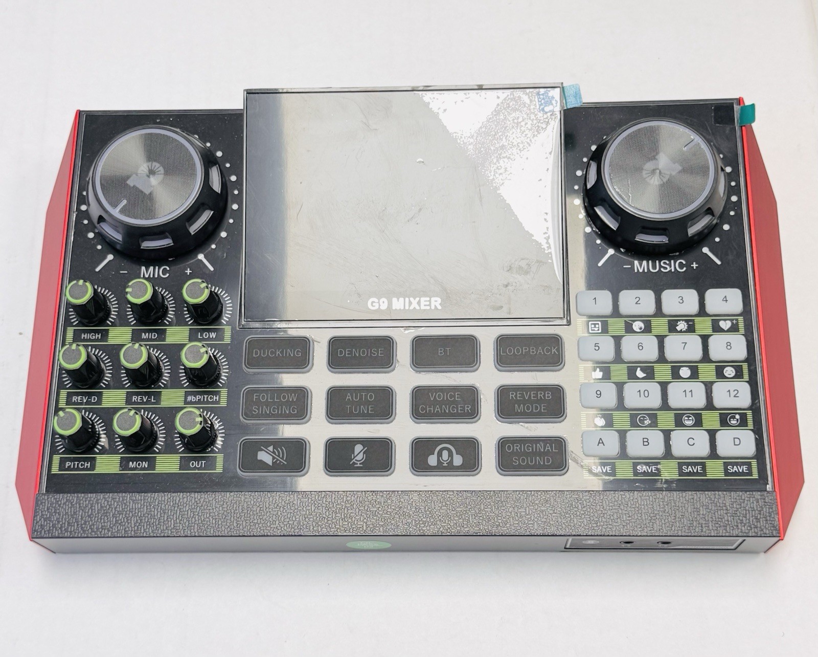 G9 Gaming Audio Mixer Podcast Live Sound Card Interface DJ Board