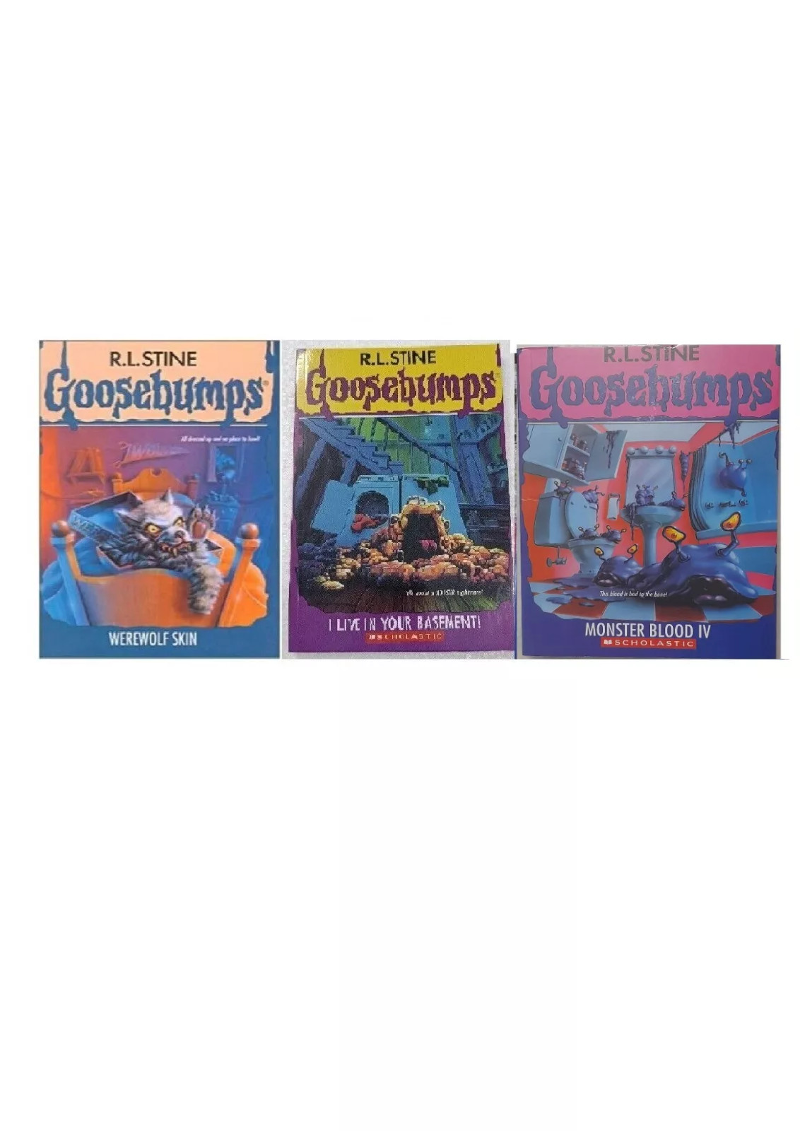 GB #60, #61, #62 : (Werewolf Skin + I Live in Your Basement! + Monster Blood IV)
