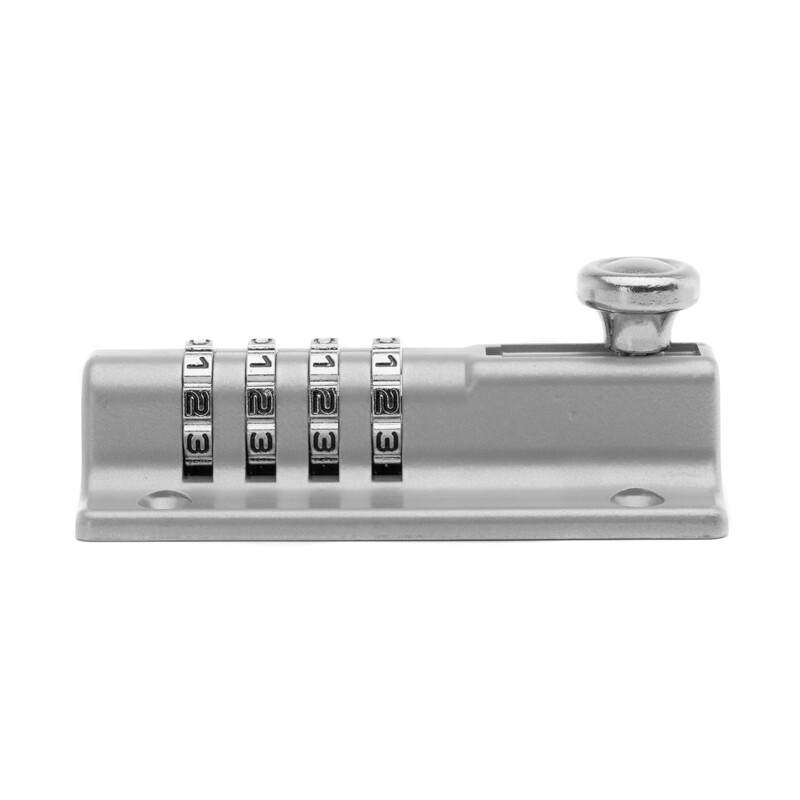 4 Digit Pin Code Combination Gate Door Sliding Latch Lock Barrel Bolt Security