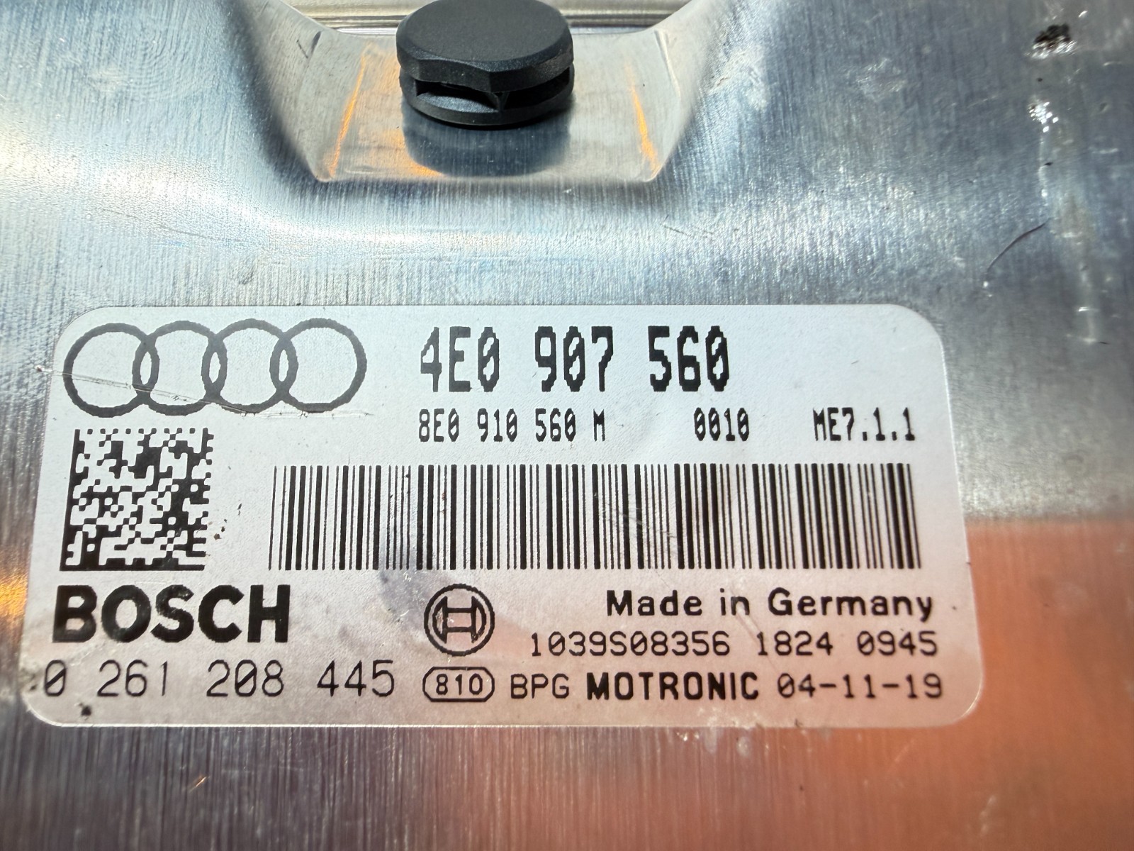 2005-08 Audi S4 B7 4.2 Engine Control Module ECU ECM OEM 4E0907560
