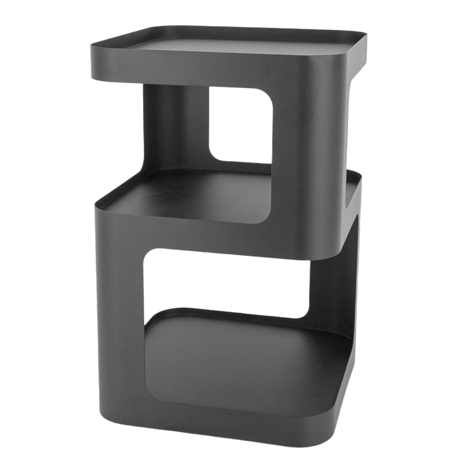 3 Tiers Coffee Table Modern Side Table Sofa Side End Table Bedside Tables Black