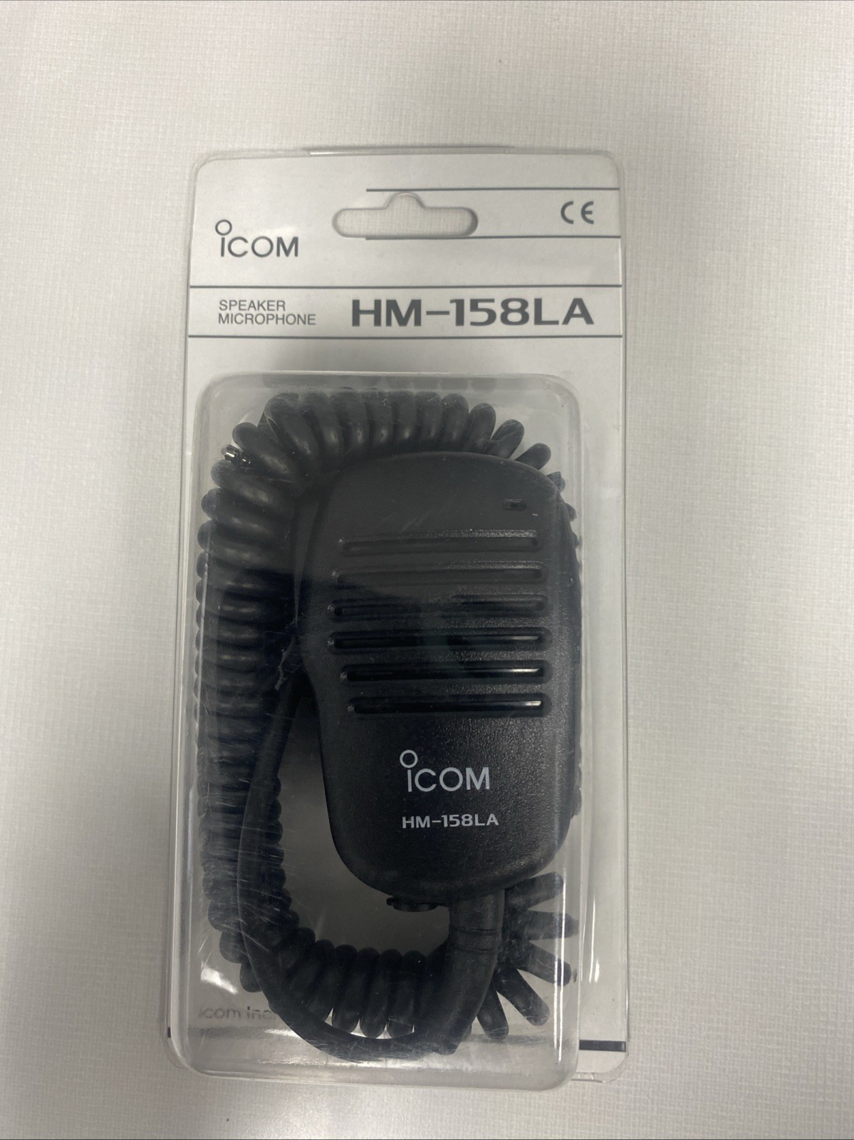 NIB Icom HM158LA Handheld Compact Speaker Microphone 2 Pin HM-158LA
