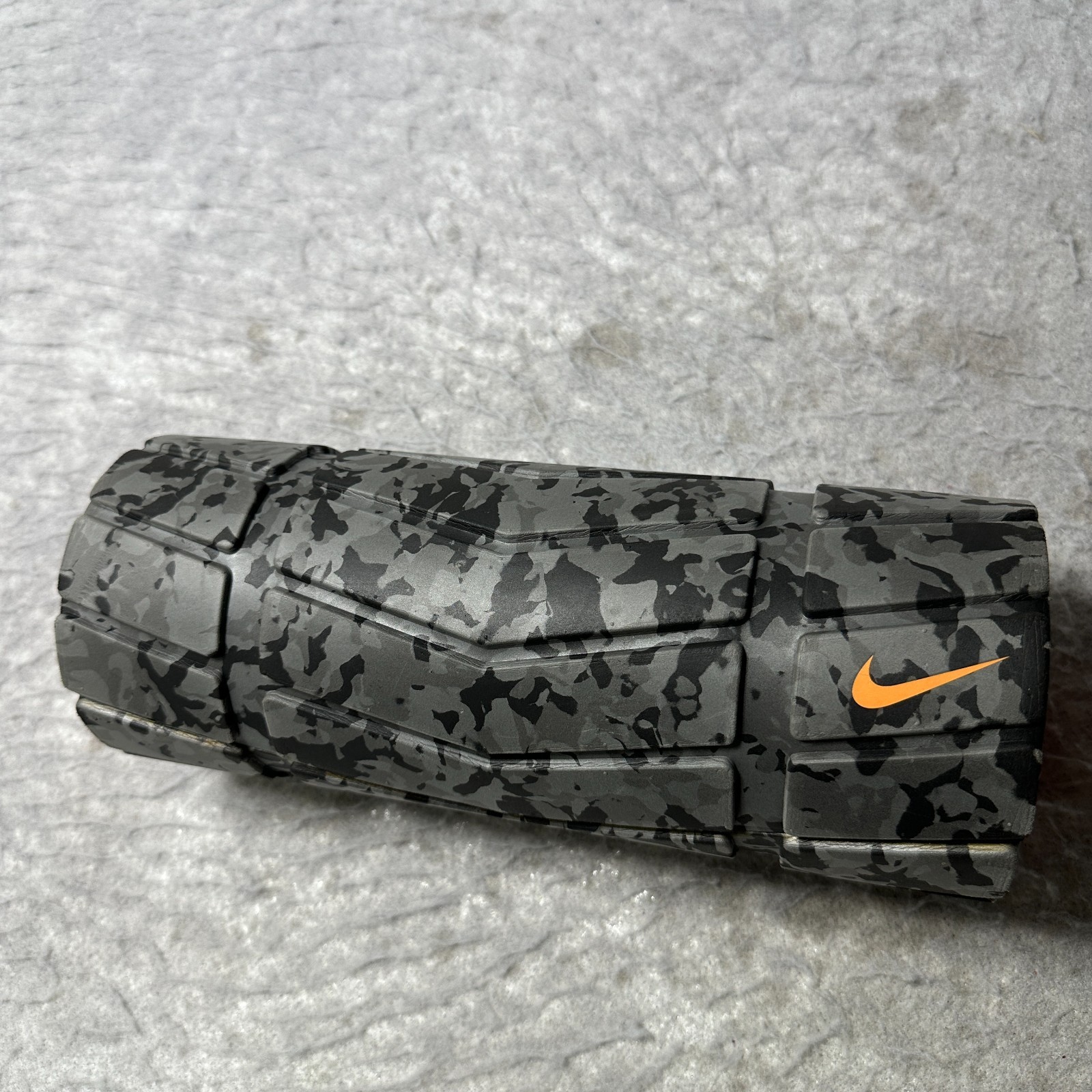 Nike Recovery Foam Roller 13 Inch Gray Camouflage Orange