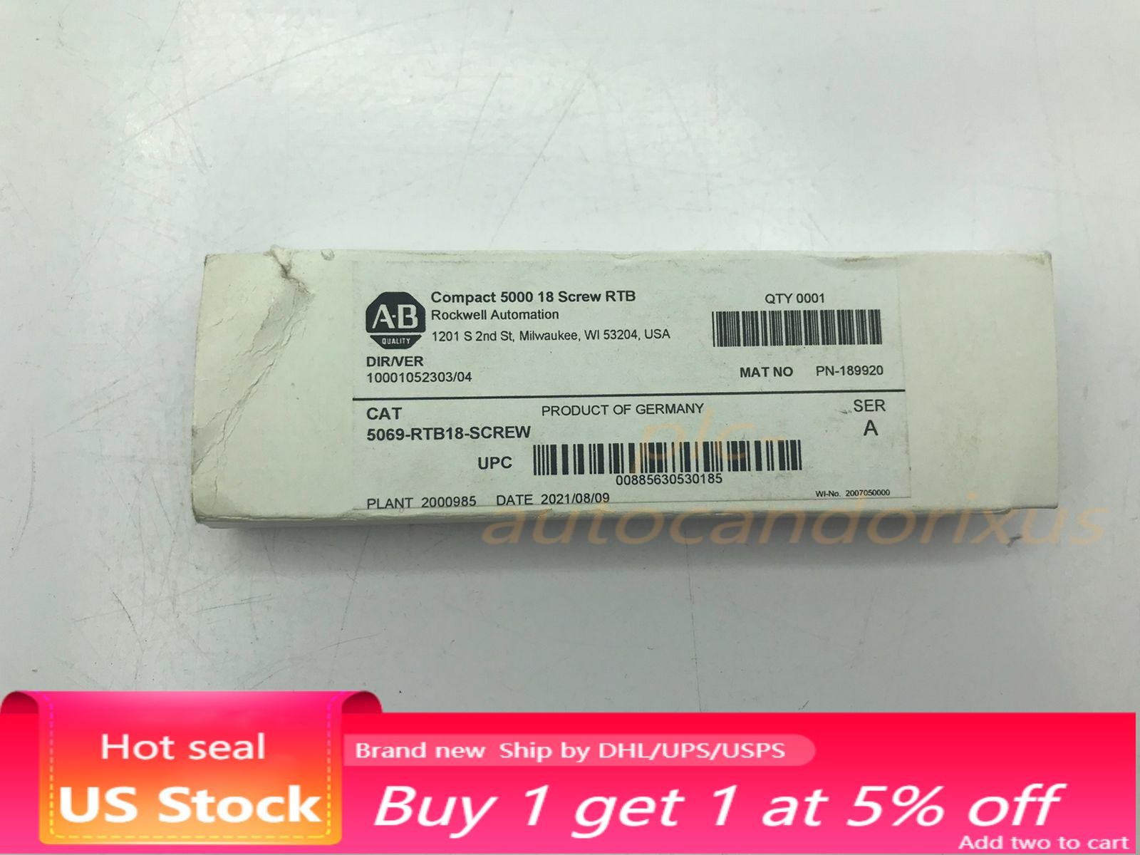 NEW ~ Allen-Bradley5069-RTB18-SCREW /A Compact 5000 18-Screw RTB SEALED！