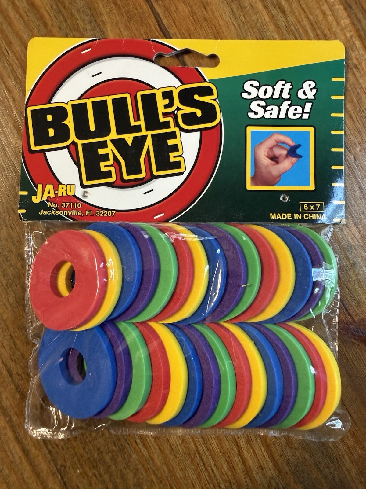 Bulls Eye Soft And Safe Foam Shot Refills Colorful New Package Vintage