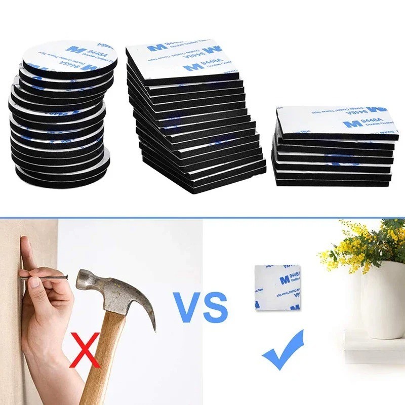 10Pcs Self Adhesive Hook & Loop Tape Fastener