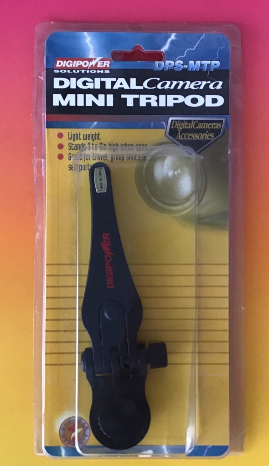 DIGIPOWER Mini Pocket Tripod Digital Camera, Universal Holder