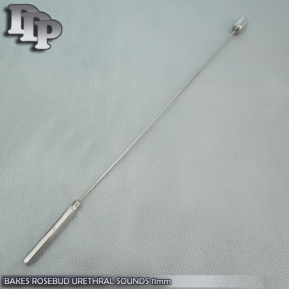 Two Pcs Bakes Rosebud Urethral Sounds 11MM & 12MM